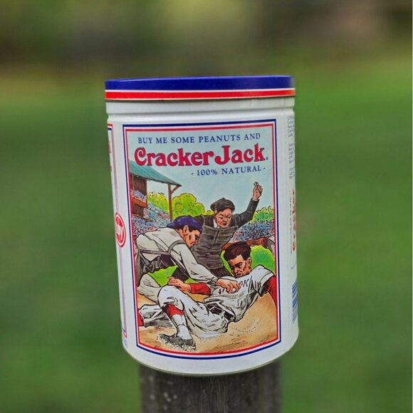 VINTAGE 1990 Cracker Jacks collectors limited edition MLB retro art baseball - Picture 1 of 10